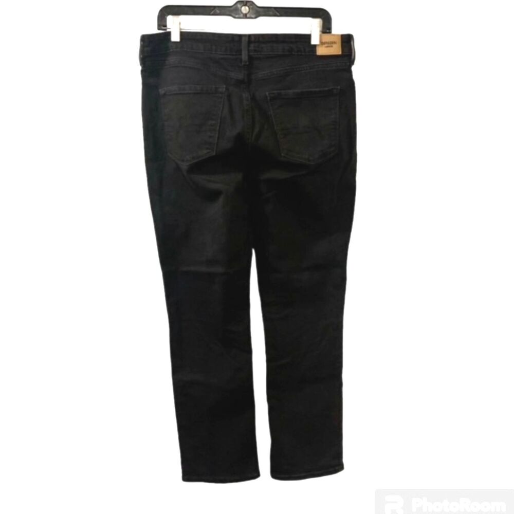 DENIZEN From Levi’s Womens 14M 32x30 Black Mid Rise Slim Stretch Jeans - Picture 2 of 10